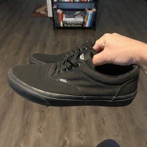 All black Atwood Vans - Mens 7.5